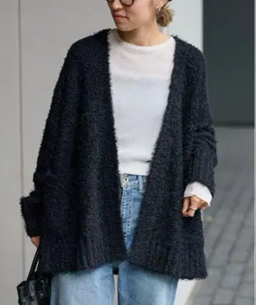 푹신푹신 니트 가디건 긴팔