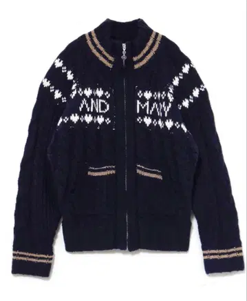 andmary Mary 니트 코위찬 네이비