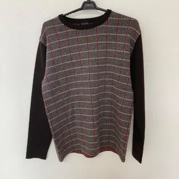 Paul Smith 체크 무늬 니트 스웨터 M