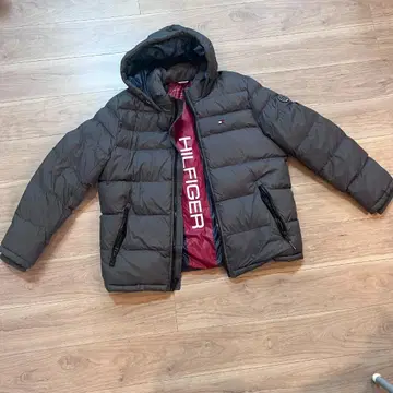 HILFIGER 그레이 다운 자켓 빅 XL