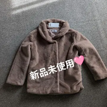 AZUL 베이지 무스탕 코트 M 사이즈