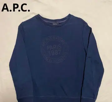 A.P.C. 아페쎄 맨투맨 셔츠 블랙 XS
