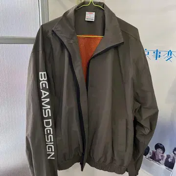 BEAMS DESIGN TIGORA 나일론 자켓 L 사이즈 세피아