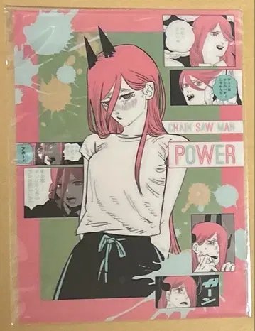 체인소 맨 클리어 포스터 컬렉션 원화 파워