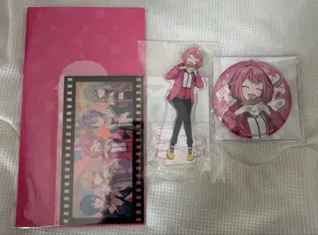 하피콜레 캔뱃지 아크릴 스탠드 티켓 홀더 & 필름풍 카드 호우에무