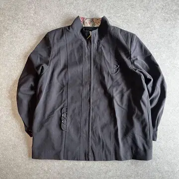 집업 자켓 스탠드 카라 다크 그레이 L 사이즈 깔끔한