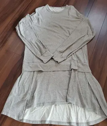 LAD MUSICIAN 그레이 긴팔 튜닉 42