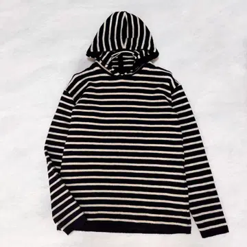 S.N.S. HERNING 보더 울 니트 후디 덴마크 제