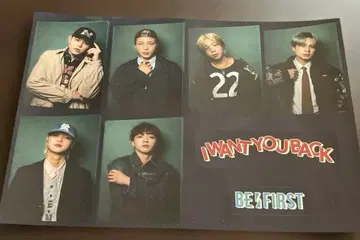 BE:FIRST 팬미팅 회장 한정판 혜택 스티커 시트 새상품