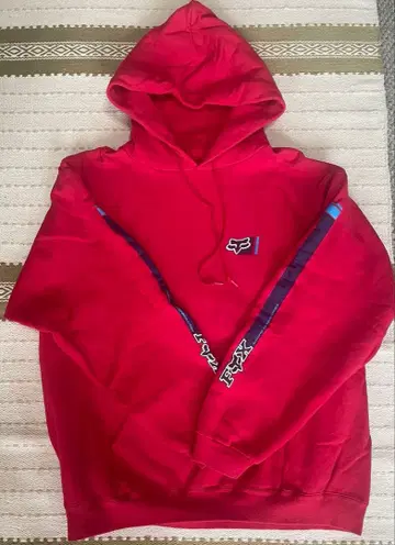 FOX RACING 후드티 XL 레드