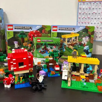 LEGO 마인크래프트 피규어 여러 개 포함 세트