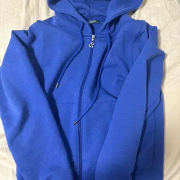 COYSEIO 풀 지퍼 후드티 파랑