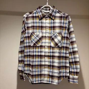 FIVEBROTHER 체크 무늬 플란넬 셔츠