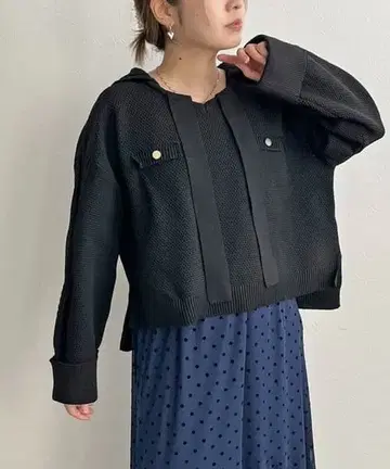 [ 미사용 새상품 ] 렐비에 후디 니트 이시카와 라보