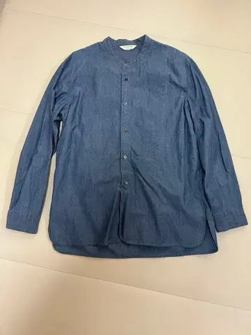 STILL BY HAND 스탠드 카라 셔츠 46