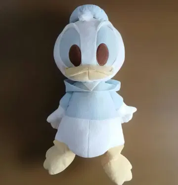 도널드 덕 봉제 인형 BIG 후드 부착 레어