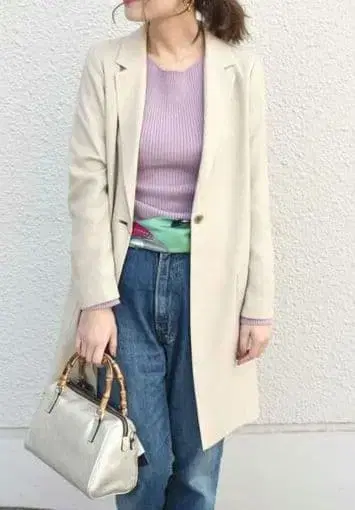 쉽스 SHIPS 워셔블 체스터 코트 베이지