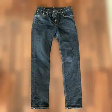 EDWIN 다크 블루 데님 슬림 핏