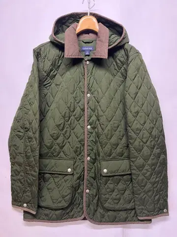 깔끔함 LANDSEND 랜드스엔드 탈부착 가능 후드 퀼팅 코트 L