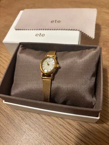 ete 골드 수동 와인딩 시계