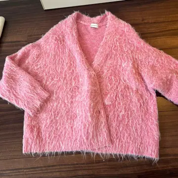 BARNYARDSTORM 핑크 더블 버튼 가디건