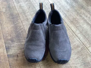 MERRELL 스웨이드 슬립온 신발 그레이