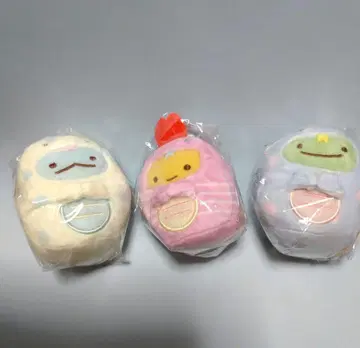스미코구라시 설날 테노리 봉제 인형 뱀 띠 뱀 사 3개 세트