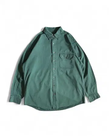 90s LANDS'END cotton shirt