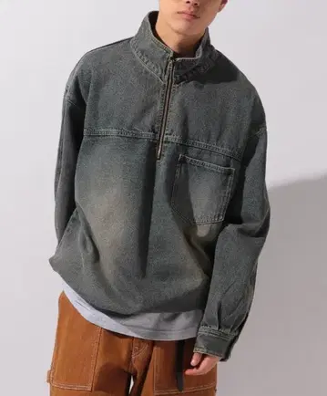 니코앤드 - 데님 하프 지퍼 JEANS 2025