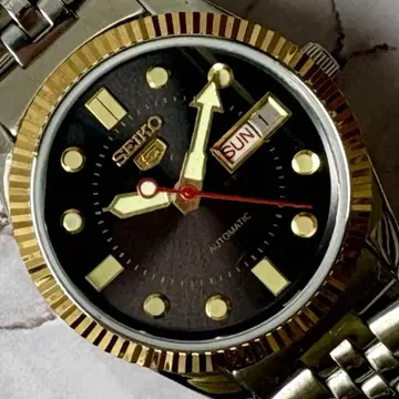 세이코 5 오버홀 완료 데이데이트 정품 벨트 자동 와인딩 빈티지 70S