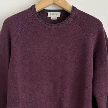 J.CREW 퍼플 크루넥 스웨터 ( L )