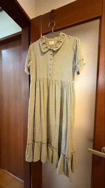 메리제니 merry jenny 큐큐 깅엄 체크 원피스