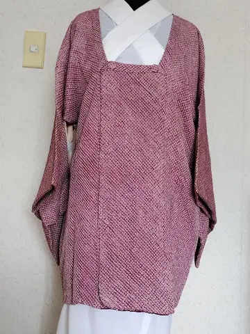 고급 셀럽 마담풍 멋진 세련된 럭셔리 총 시보리 도효 코트