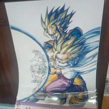 제일복권 드래곤볼 40th H상 클리어 포스터 부자 에네르기파