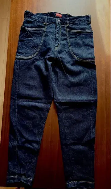 rehacer / 멀티 포켓 데님 팬츠 - 내로우 - 메이드 인 재팬