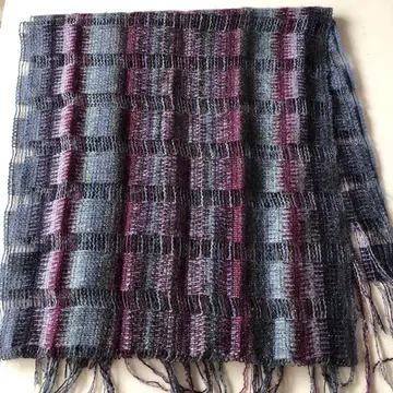 MISSONI 최고급 오렌지 택 머플러 스톨