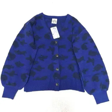 미사용 새상품 스칼라 니트 가디건 검은 고양이 개성 가을/겨울