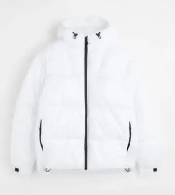 H&M 남성용 워터 리페런트 퍼퍼 자켓 화이트 L 사이즈