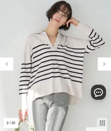 [ 택 포함 미사용 새상품 ] UNFILO 마이 뷰티 스키퍼 니트 S