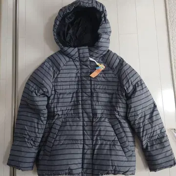 AIGLE 다운 자켓 8604-37404 그레이/스트라이프