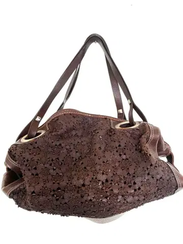 새상품급 Tentazione Due 레이저 컷 숄더백 이탈리아제