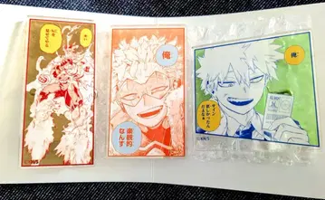 나의 히어로 아카데미아 원화전 명대사 아크릴 배지 바쿠고 호크스 엔데버