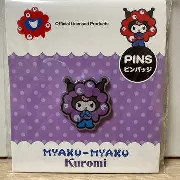 만박 산리오 미야쿠미야쿠 핀 배지 쿠로미