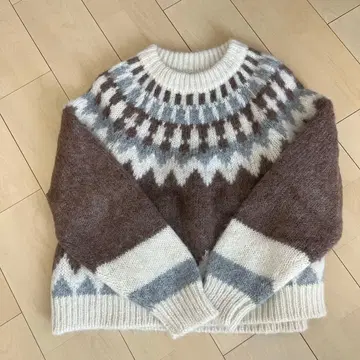 BATONER 노르딕 스웨터, 6 로쿠