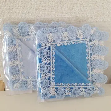 치카자와 레이스점 타월 손수건 도라에몽 2장 세트 SBL BL