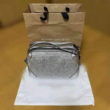 GIANNI CHIARINI 실버 숄더백 실버 알리파 M