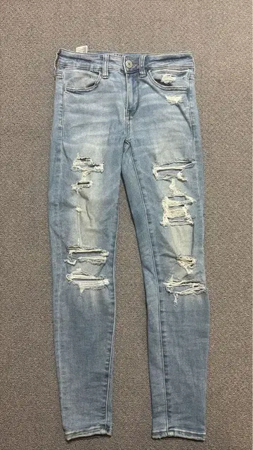 AMERICAN EAGLE 데미지 데님 스키니 핏