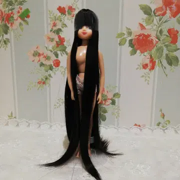 리카짱 블랙 헤어 슈퍼 롱