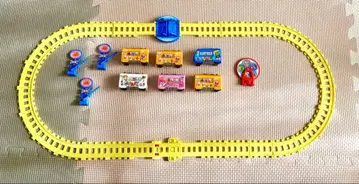 [ 동력차 포함 ] 호빵맨 캐릭터 레일