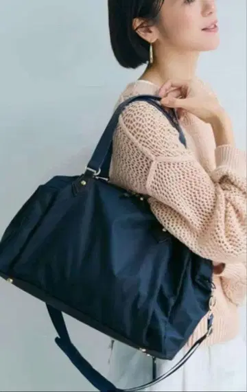 펠리시모 이디트 x 코토리푸 콜라보 경량 2WAY 백 네이비